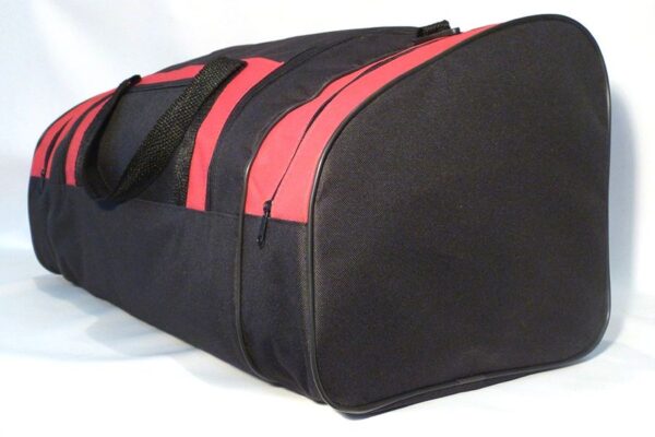 Bolsa de viagem Preto com vermelho (055) - Image 2